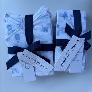 NWT Janie and Jack Bundle with onesies and pants 0 to 3 months